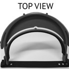 face shield top view